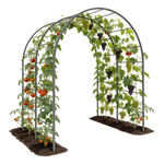Trellis System, Garden Arch Trellis for Raised Garden Beds, Heavy Duty Metal Archway Trellis Tunnel, Bed-Mount & Ground Install, Modular Support for Cucumbers, Beans, Gourds & Squash
