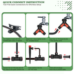 230FT Drip Irrigation System Kit, Complete Garden Watering System with 1/2” & 1/4” Quick-Connect Tubing, 32 Adjustable Emitters for Raised Beds, Lawn, Greenhouse, Potted Plants - Tramull Metal Raised Garden Beds - Durable, Modular, Quality Galvanized Steel Garden Beds